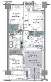 プラウド桜新町 3階 間取り図