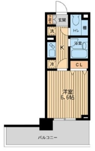 ドゥーエ横濱台町 906 間取り図