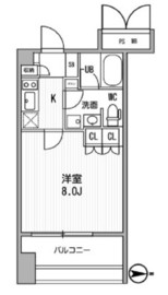 サンフル押上1 1102 間取り図