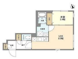 ウェルスクエア馬込Ⅱ 104 間取り図
