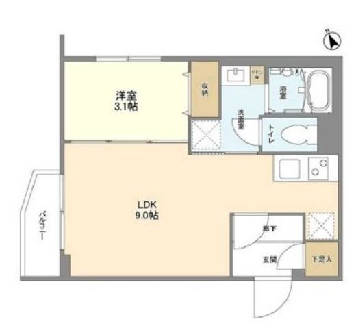 ウェルスクエア馬込Ⅱ 206 間取り図