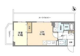 ウェルスクエア馬込Ⅱ 405 間取り図