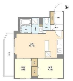 ウェルスクエア馬込Ⅱ 401 間取り図
