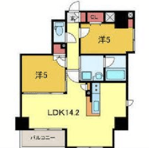 ハウオリ駒込 302 間取り図