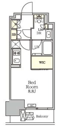 ザ・パークハビオ大森山王 807 間取り図