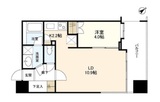 パラッシオ目黒不動前 4階 間取り図