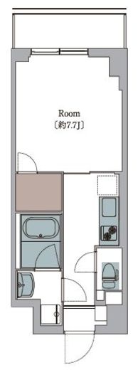 L'Foria瑞江 409 間取り図