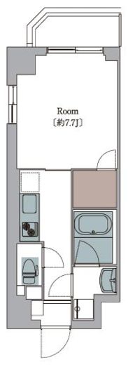 L'Foria瑞江 112 間取り図