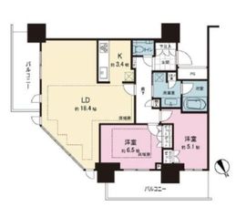 THE TOWER JUJO (ザ・タワー十条) 22階 間取り図