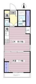 エスペランサ目黒 304 間取り図