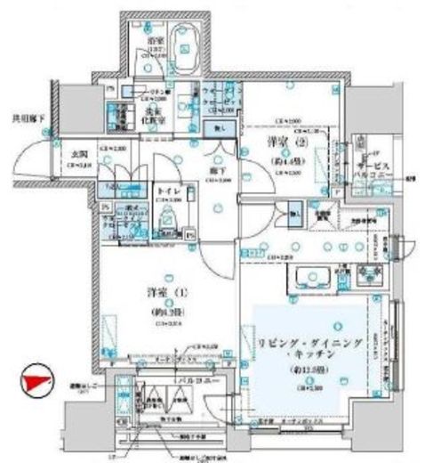 クラッシィハウス神田美土代町 5階 間取り図