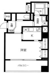 ダイナ大島 7階 間取り図