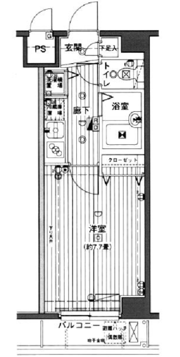 グランド・ガーラ渋谷松濤 3階 間取り図