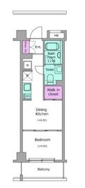 レジディア荻窪 303 間取り図