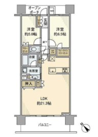プラウドシティ船堀 12階 間取り図