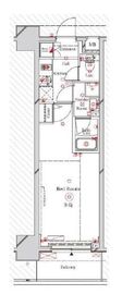 ラフィスタ三ノ輪 5階 間取り図