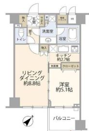 ダイナシティ文京根津 2階 間取り図