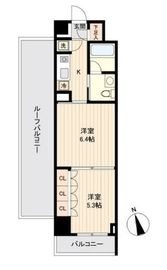 プラティーク清澄白河 604 間取り図