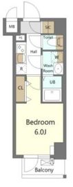 S-RESIDENCE横濱吉野町burgeon (エスレジデンス横濱吉野町バージョン) 302 間取り図