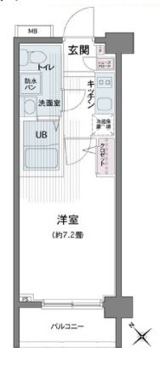 エコロジー都立大学レジデンス 406 間取り図
