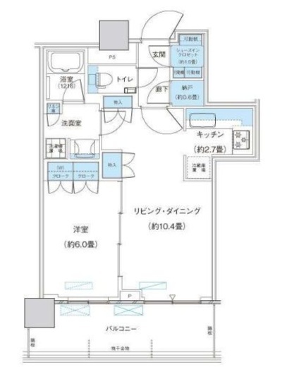パークシティ柏の葉キャンパス ザ・ゲートタワー ウエスト 3605 間取り図