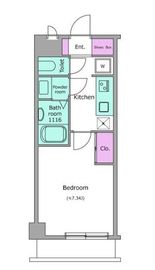 LOC'S KIKUNA 203 間取り図