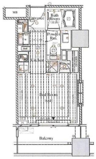 レグノ・セレーノ 4階 間取り図