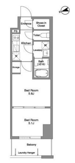Prima Stella 206 間取り図