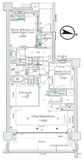 パークシティ高田馬場 5階 間取り図