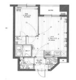 デュオ・スカーラ品川大井町 2階 間取り図
