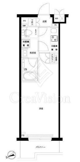 ルーブル武蔵新城七番館 402 間取り図