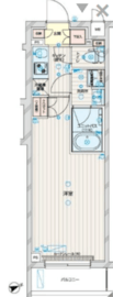 ルーブル武蔵新城七番館 208 間取り図