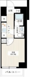 SQUARE CITY TSURUMI RIVERSIDE (スクエアシティ鶴見リバーサイド) 4階 間取り図
