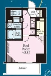 リージア海老名ビナフロント 714 間取り図