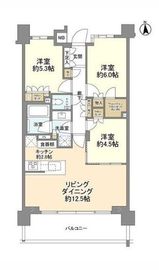 パークホームズ中野中央フォーシーズンズコート 4階 間取り図