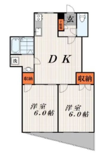 プライムアーバン田園調布南 304 間取り図