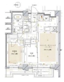 ディアナコート二子玉川翠景 5階 間取り図