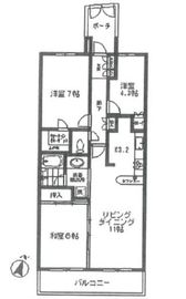 フジトピア目黒祐天寺 1階 間取り図
