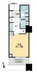 千住ザ・タワー 6階 間取り図