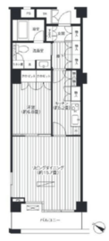 ヒューリック浅草一丁目 408 間取り図