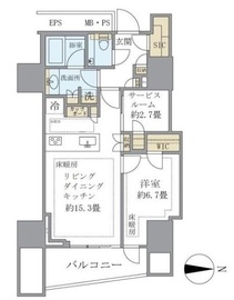 三田ガーデンヒルズ SOUTH HILL 3階 間取り図