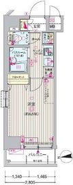 エステムプラザ神楽坂ノースレジデンス 4階 間取り図