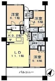 ブリリア有明スカイタワー 28階 間取り図