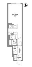 グローリオシェルト四谷坂町 502 間取り図