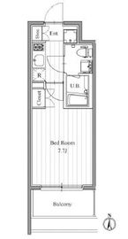 フィットエル森下 1212 間取り図