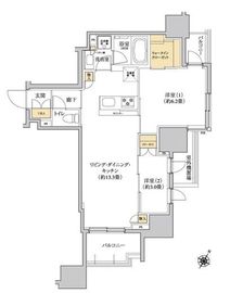 グレーシアフィット三軒茶屋 1002 間取り図