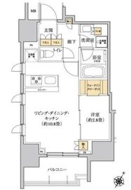 グレーシアフィット三軒茶屋 201 間取り図