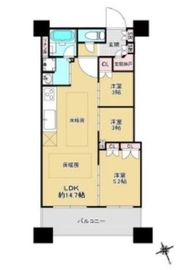 富久クロスコンフォートタワー(Tomihisa Cross)  53階 間取り図