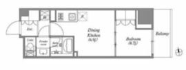 nido蔵前Residence 704 間取り図