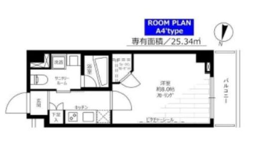ステージグランデ錦糸町 3階 間取り図